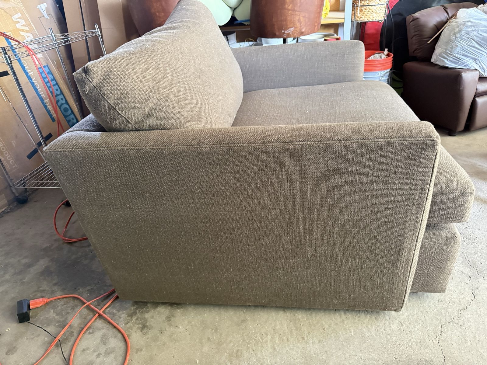 Crate and barrel deep love seat