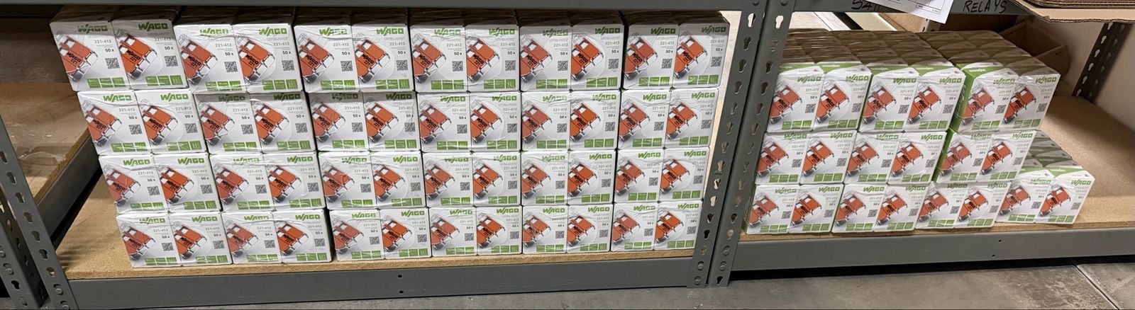 Wago 221-413 Lever-Nuts 3-Conductor Splicing Connectors (343 boxes or 17,150 pieces)
