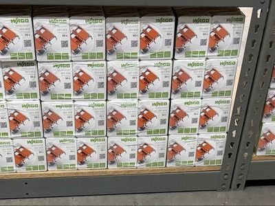 Wago 221-413 Lever-Nuts 3-Conductor Splicing Connectors (343 boxes or 17,150 pieces)