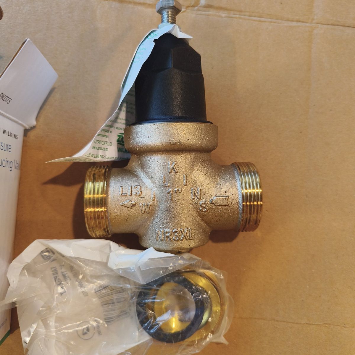 New Zurn Wilkins Residential Pressure Reducing Valve Plumbing