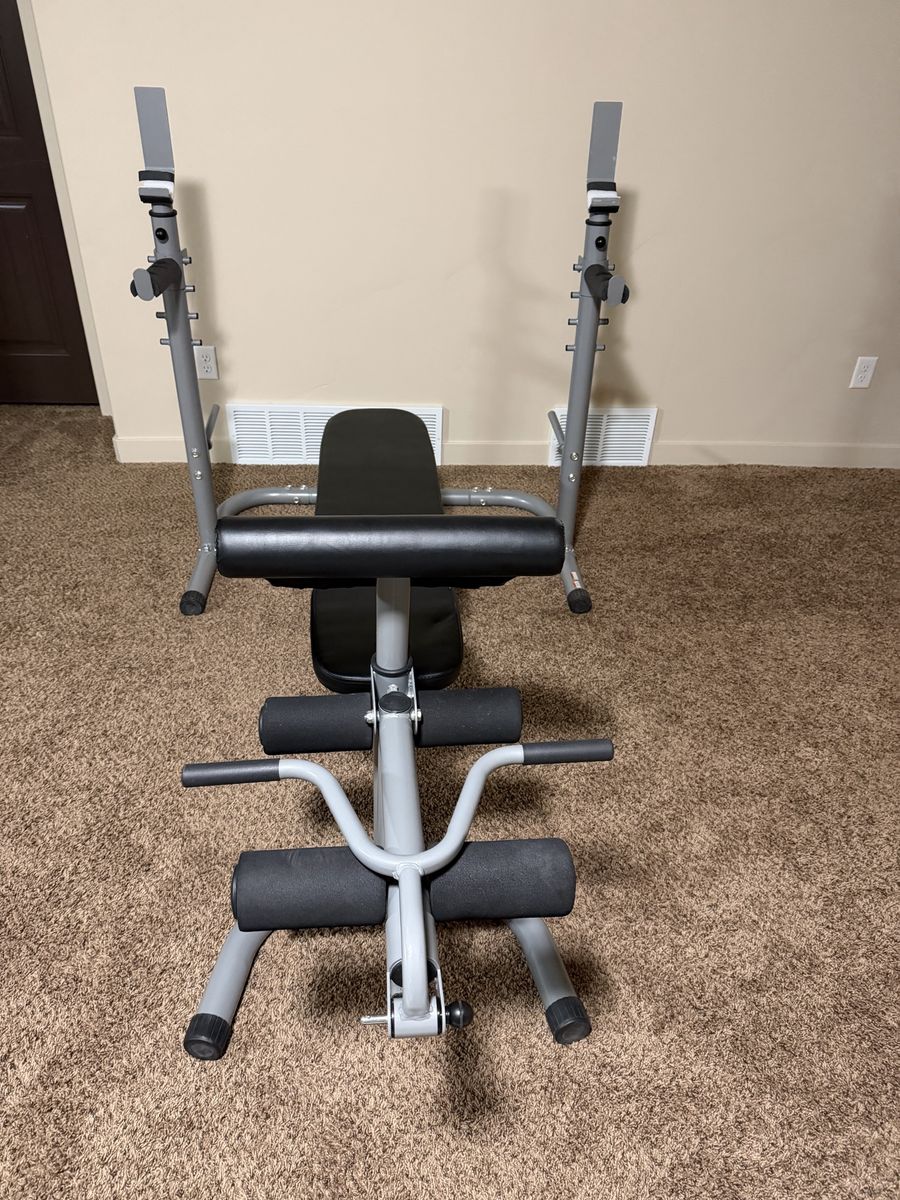 weight bench squat rack weight plate barbell dumbbell storage rack