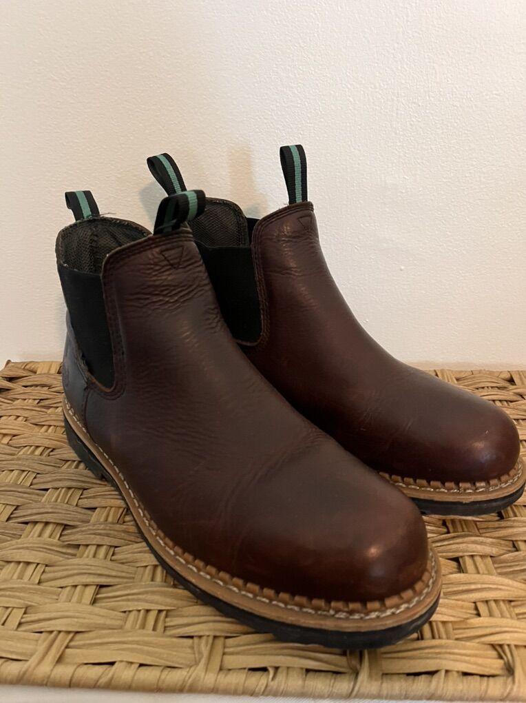 Georgia Brown Leather Boots 12