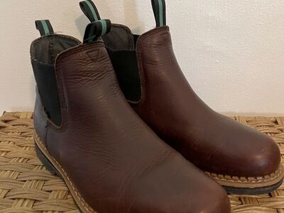 Georgia Brown Leather Boots 12