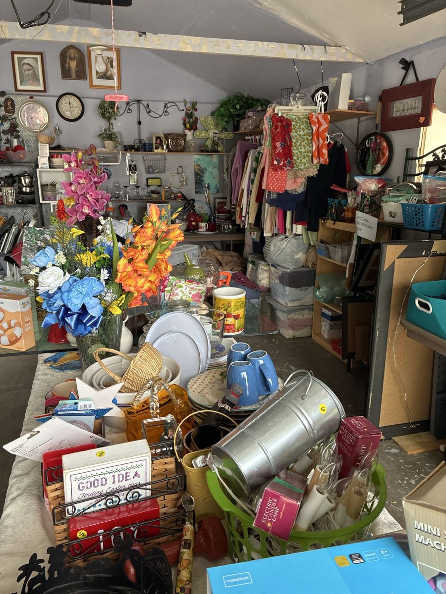 Garage Sale - Everything Must Go! Home Decor, Clothing, Appliances, and More…