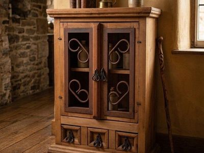Pine Santa Fe Wood Cabinet