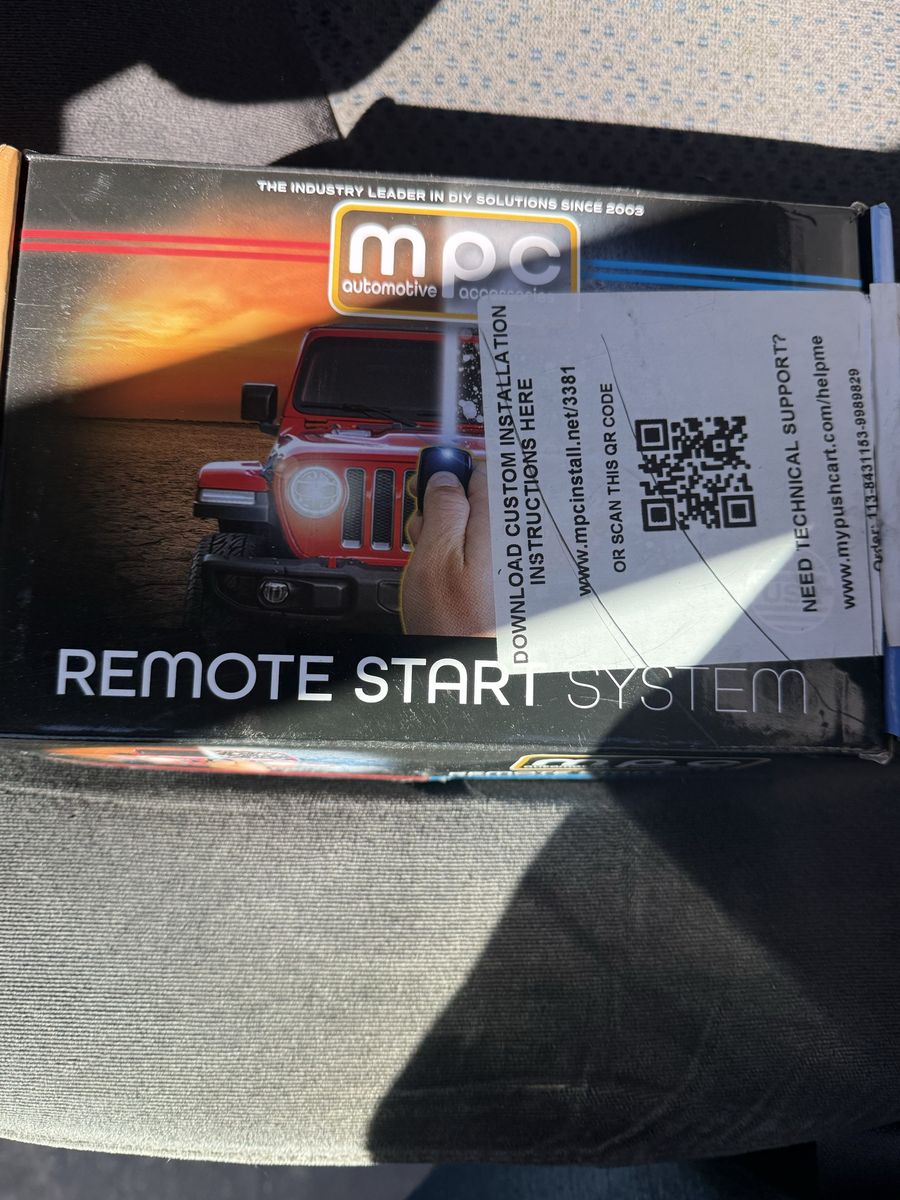 MPC Automotive Remote Start System for gmc and Chevy - New in Box with 1-Way Transmitters