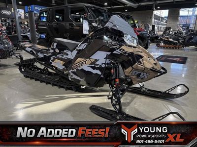 2026 Polaris® Patriot Boost RMK Khaos 165 Gloss Black / Blue Dusk