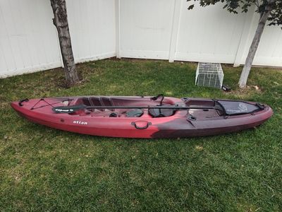 Lifetime Emotion Sit-On-Top Fishing Kayak with Seat, Storage Hatch, and Paddle