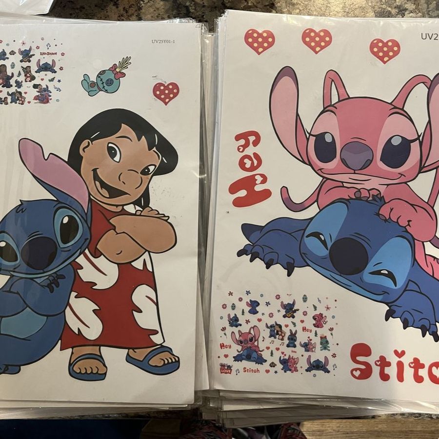 Jumbo Wall Stickers Disney Lilo & Stitch & Angel