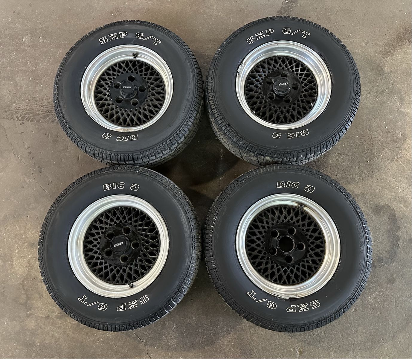 5x114.3 mm Enkei Mesh wheels