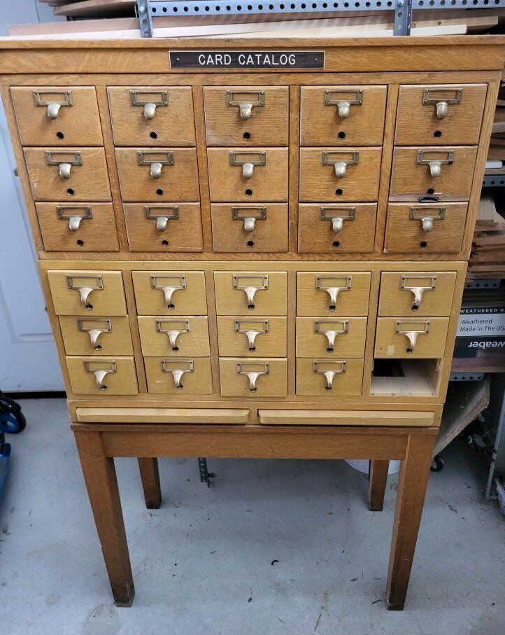 card catalog /apothecary cabinet