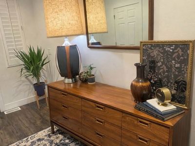 Mid Century Modern Walnut dresser Set