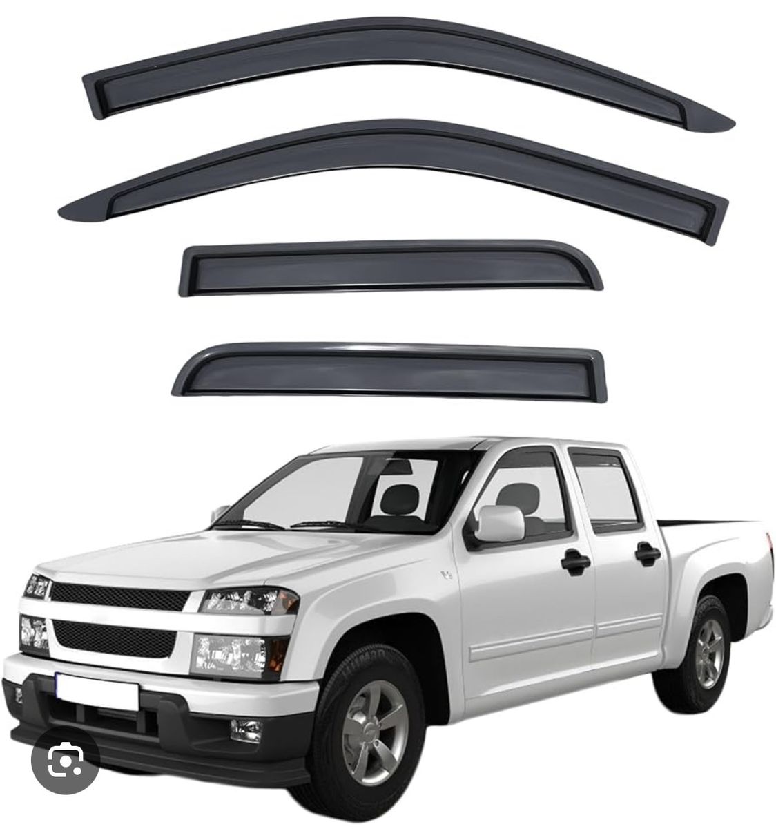 2004-2012 Chevy Colorado rain guards, in channel BRAND NEW