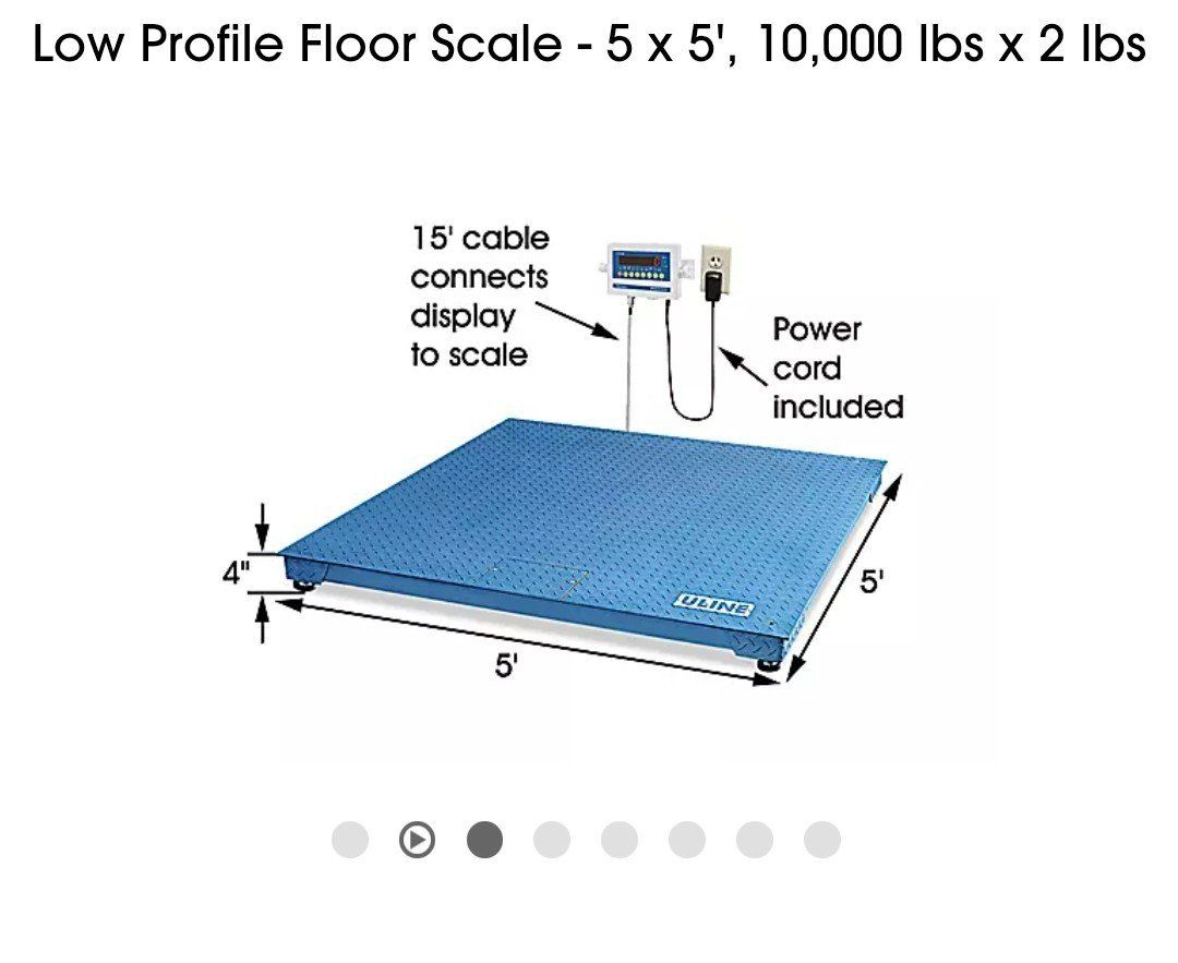 Pallet scale with ramp