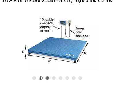 Pallet scale with ramp