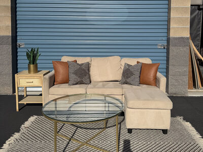 Free Delivery Adorable Couch and Ottoman