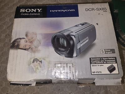Sony DCR-SX85 Digital Video Camcorder NTSC Handycam - 70x Extended Zoom, SteadyShot used one or 2 times.