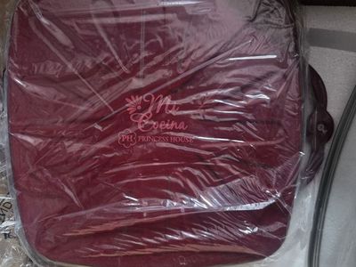 Princess House Cast Iron Casserole Dish w/ Glass Lid - New Sealed!