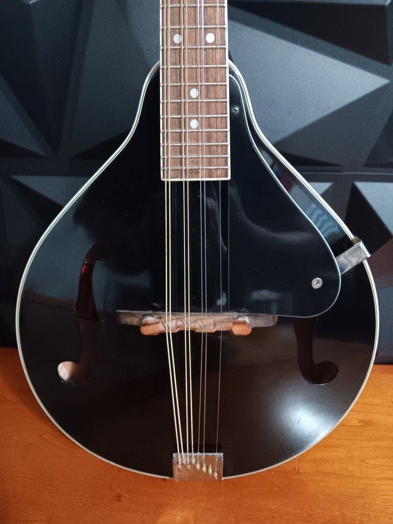Rogue RM 100A Mandolin Black Lacquered 8 String In