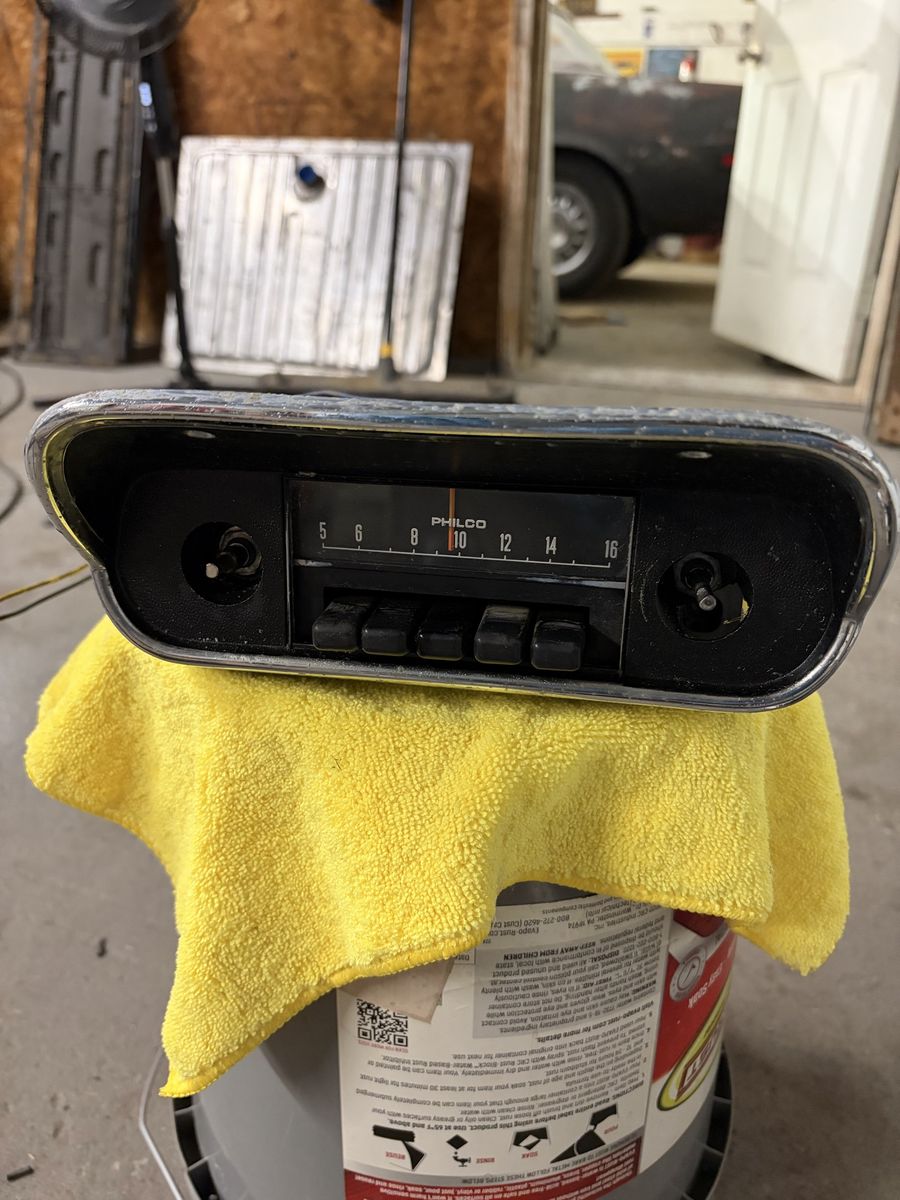 1968 Ford Mustang AM Radio & Bezel