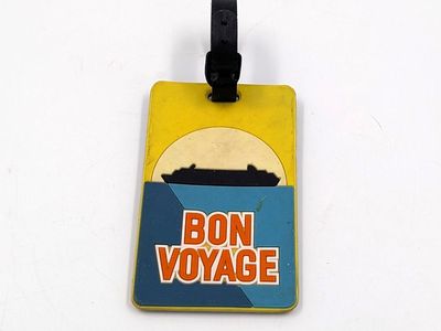 3.5" On The Go Bon Voyage Luggage Backpack Tag