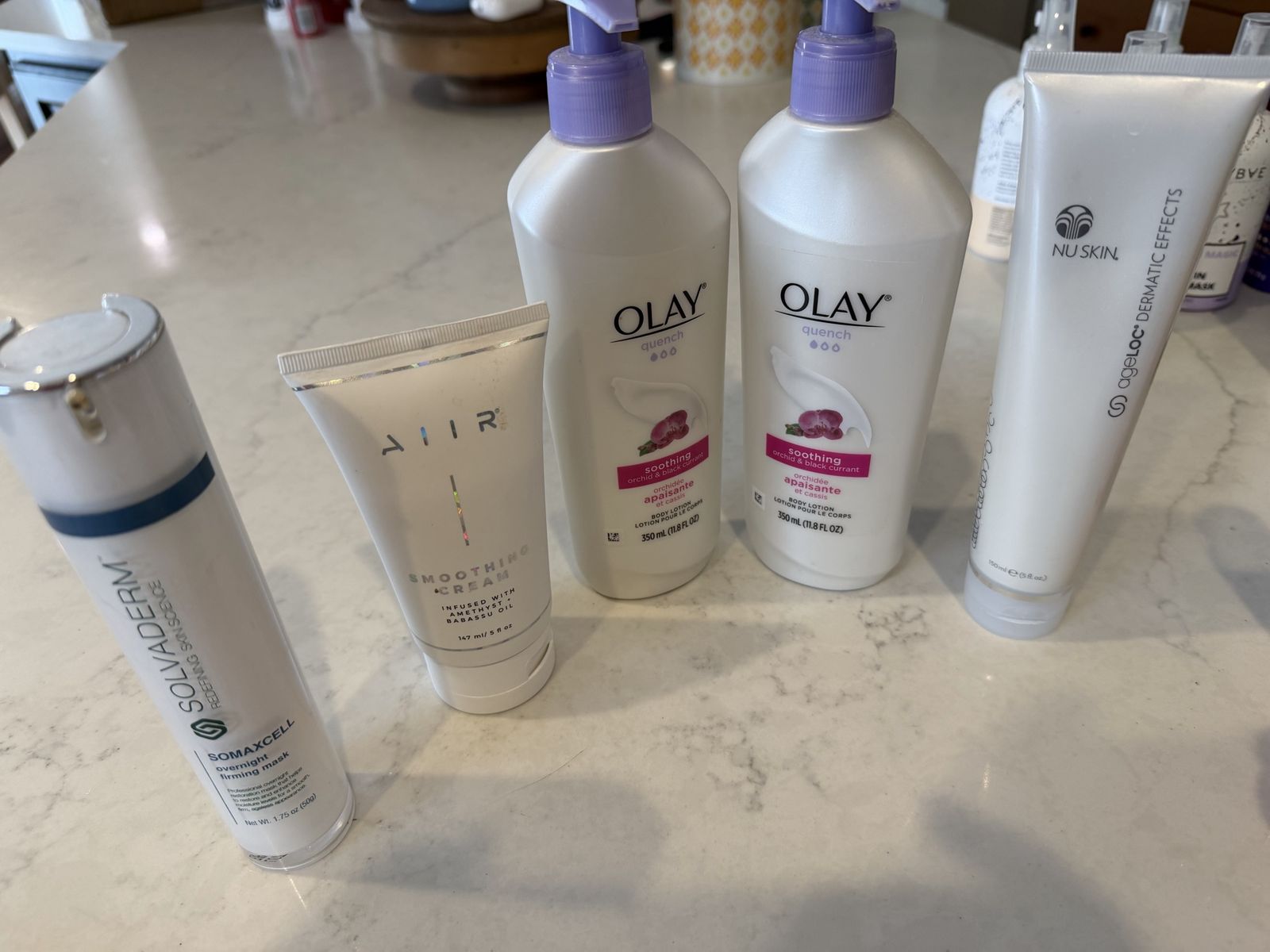 Beauty & Hair Care Product Lot - L'Ange, FoxyBae, Olay, Dove & More