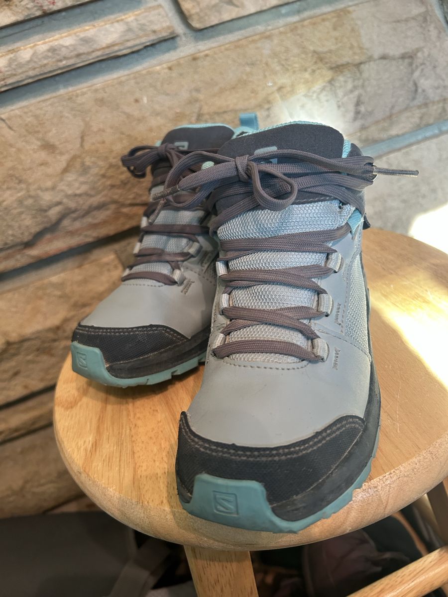 Kids Salomon Mid Outward Hiking Boots / Kids 1 / Grey