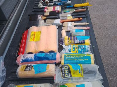 Paint Painter Painting Rollers Brushes Tools Supplies