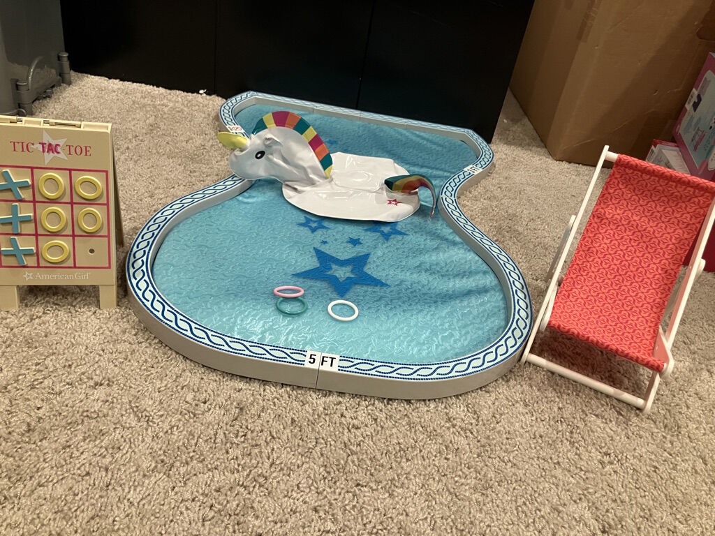 American Girl Swimming Pool Set