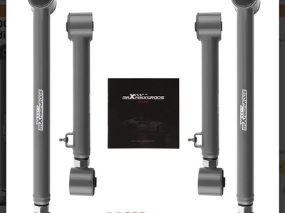 New 4 Pcs Adjustable Rear Control Arms 0-6 Lift for 2009-2024 compatible for Ram 1500 Gladiator