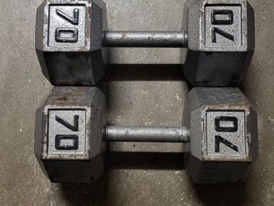 dumbbells 140 pounds