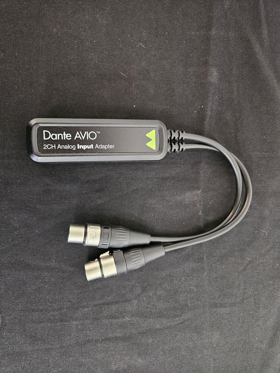 Audinate Dante AVIO 2-Channel Analog Input Adapter