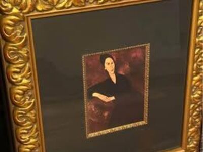 Gold Frame Modigliani Print Gild Large Art