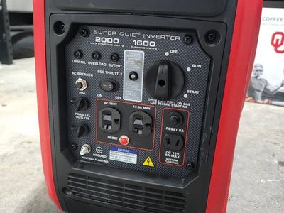 2000 Watt SUPER QUIET Inverter Generator with CO SECURE Technology