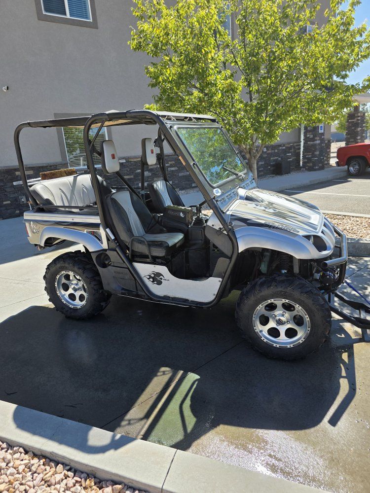 Yamaha UTV Side-by-Side Utility Vehicle with Snow Plow