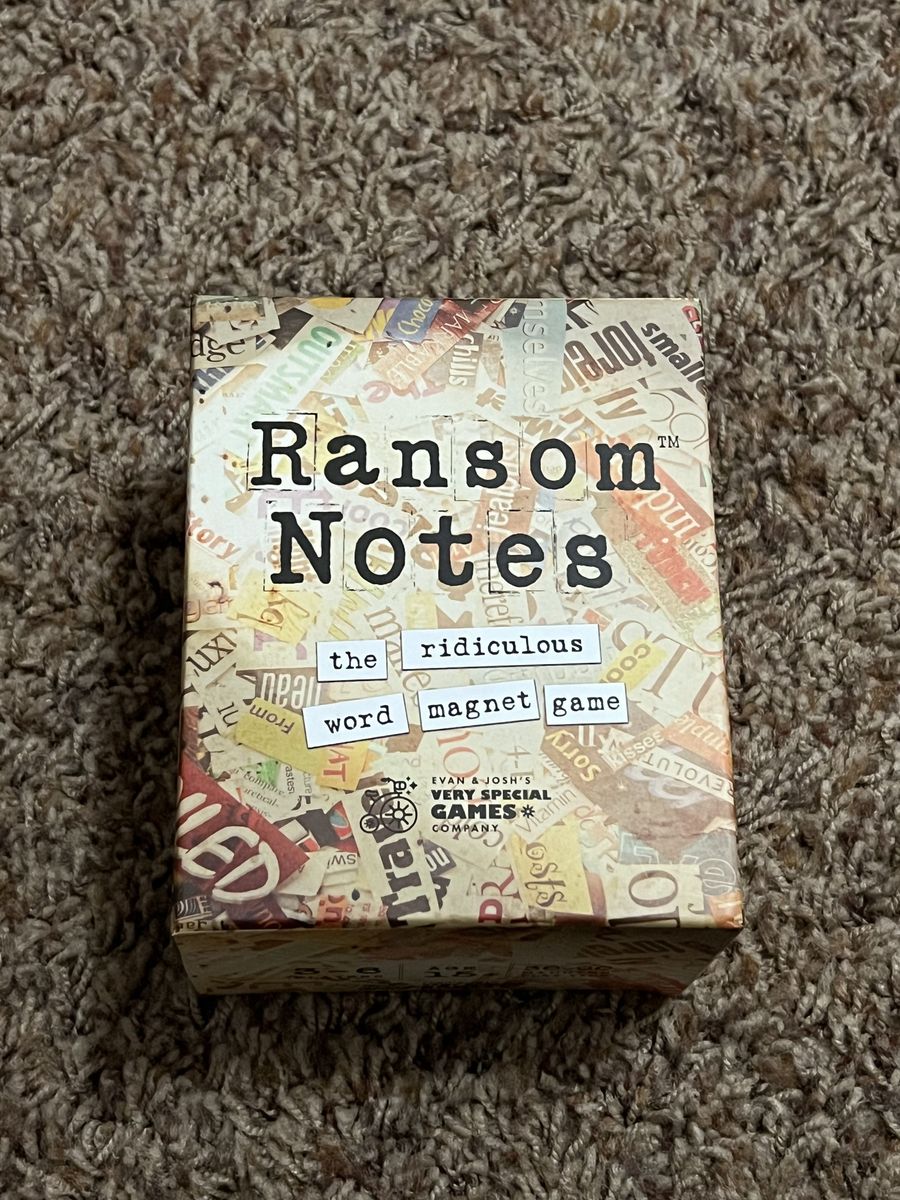 Ransom Notes Game