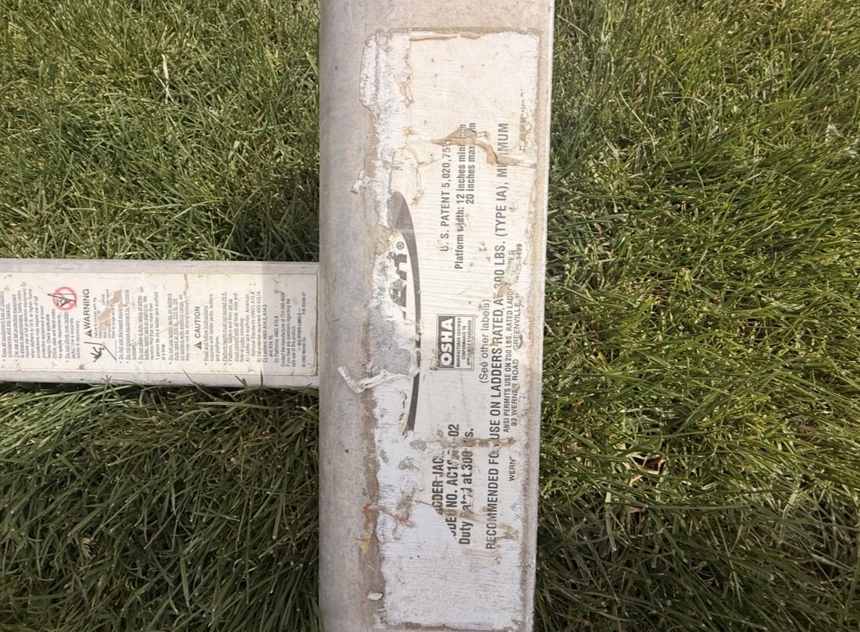 Werner Type IA 300 lbs. Rated Ladder Jack (AC10-02)