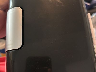 Livup Tech in Style Portable Mini Fridge/Cooler - Black & White like new with scuffs and scratches from storage
