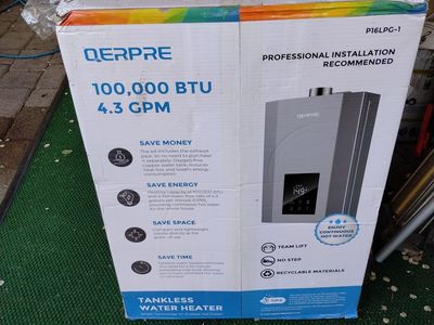 TANKLESS HOT WATER HEATER PROPANE GREAT FOR CABIN OR OTHER REMOAT LOC