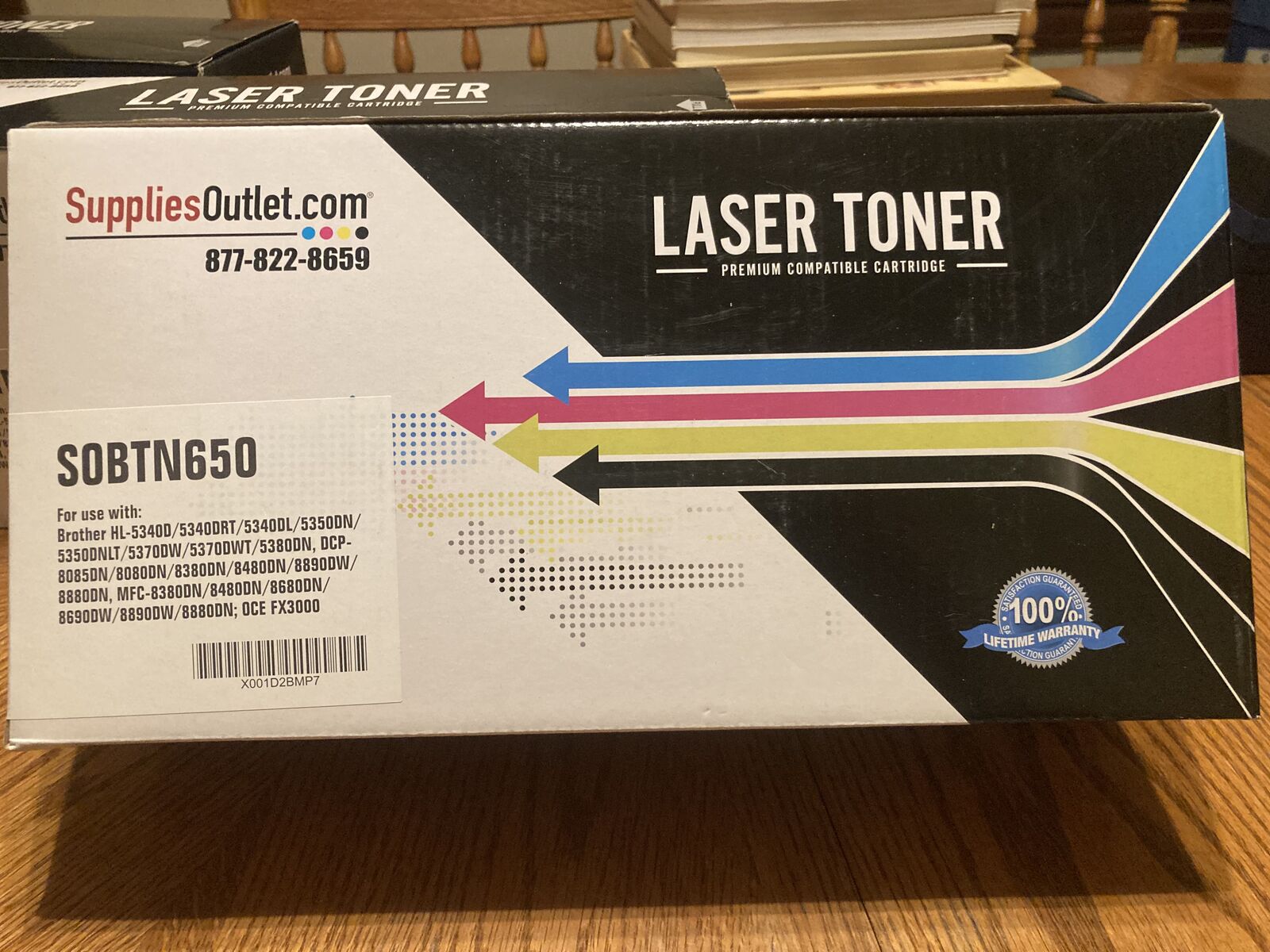 Unopened Laser Toner TN650 and DR620 Drum Unit
