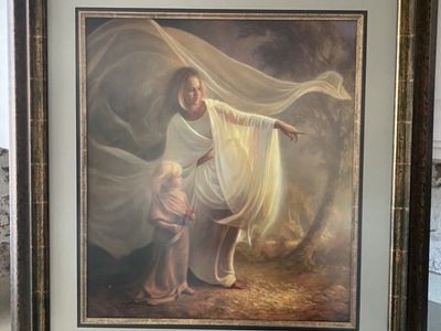 Greg Olsen Heavenly Hands Guardian Angel Framed Wall Art