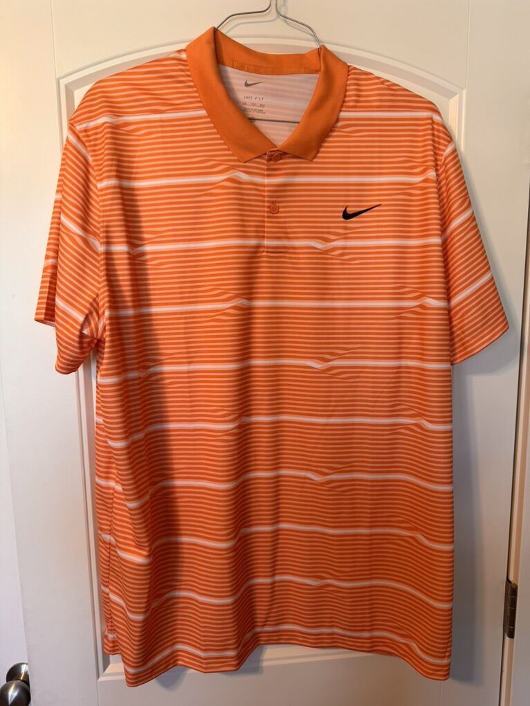 Nike Golf Shirt Mens Sz 2XL Orange New with Tags!