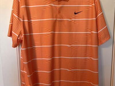 Nike Golf Shirt Mens Sz 2XL Orange New with Tags!