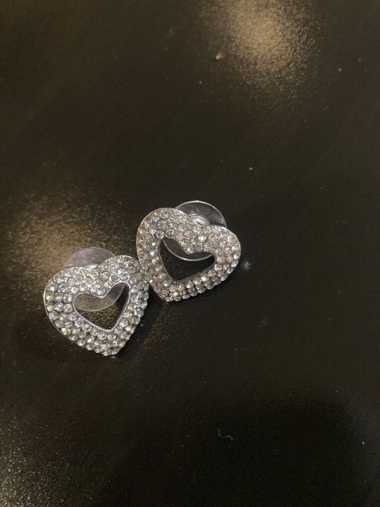 Heart Silver Earrings