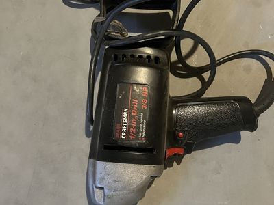 Heavy duty drill with handle. Craftsman.