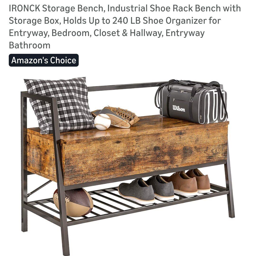 ironck storage bench