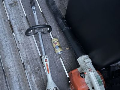 Stihl FS 55R Trimmer & BG 55 Blower Combo - Used, Working Condition
