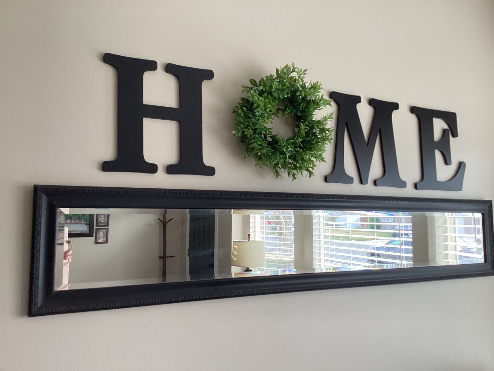 Mirror and Home Lettering