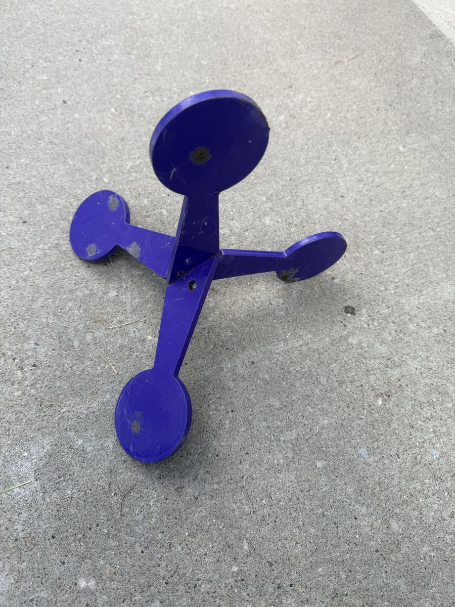 Clay Pigeon Thrower with Steel Targets and Bag - Used, Good Condition