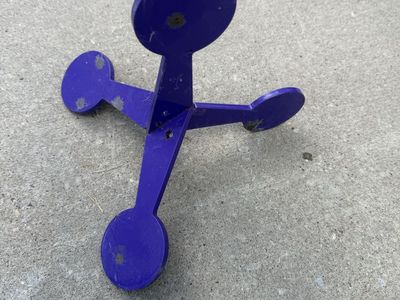 Clay Pigeon Thrower with Steel Targets and Bag - Used, Good Condition